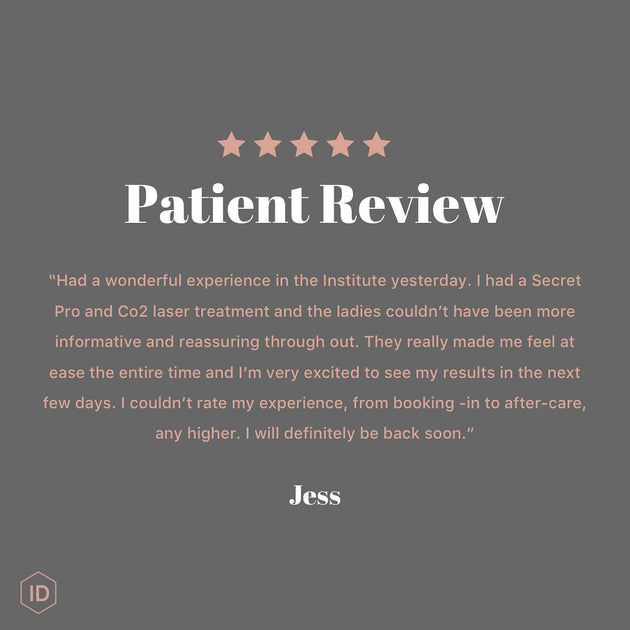 Recent Patient Testimonial Institute of Dermatologists