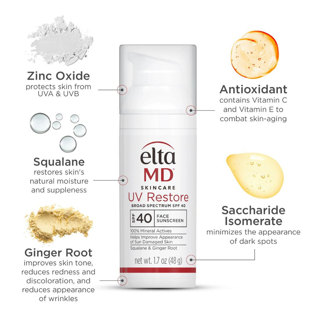 EltaMD Skincare UV Restore Broad Spectrum SPF 40 Face Sunscreen