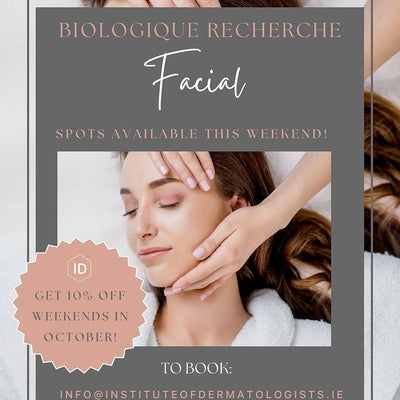 10% off Biologique Recherche facials for Saturdays and Sundays in October