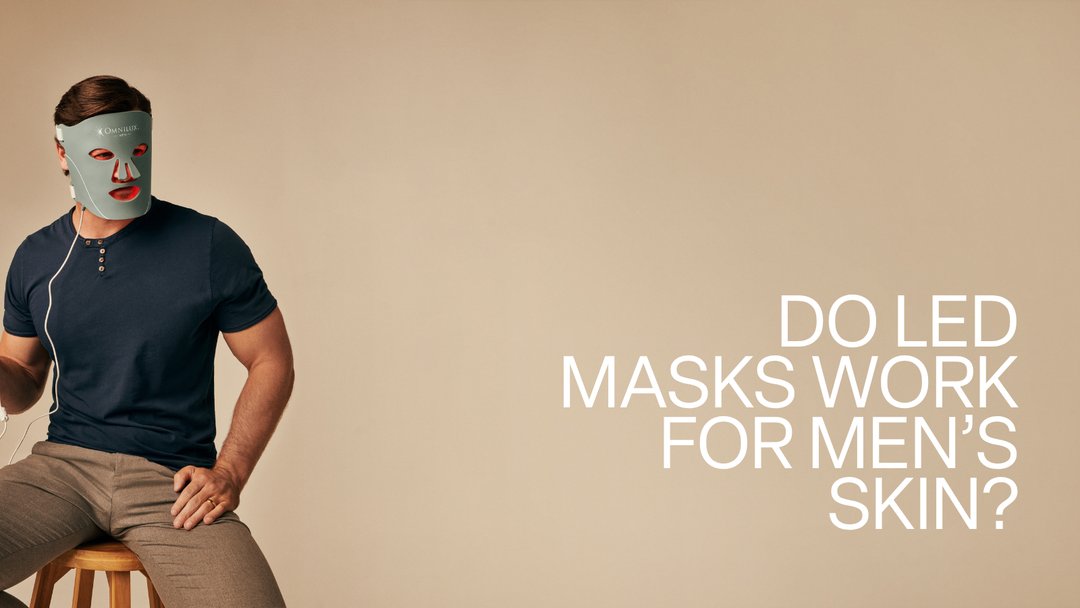 Does an LED Light Therapy Mask Work for Men's Skin?