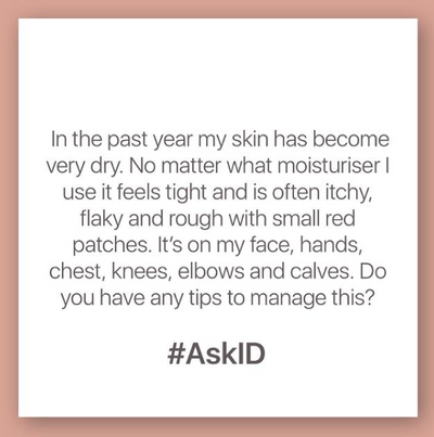 #AskID : Prof Niki Ralph about dry skin!