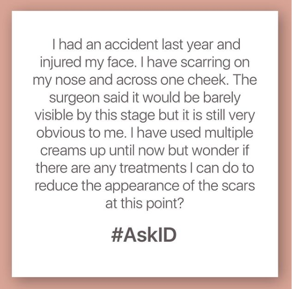 #AskID : Prof Ryan about treatments for scarring