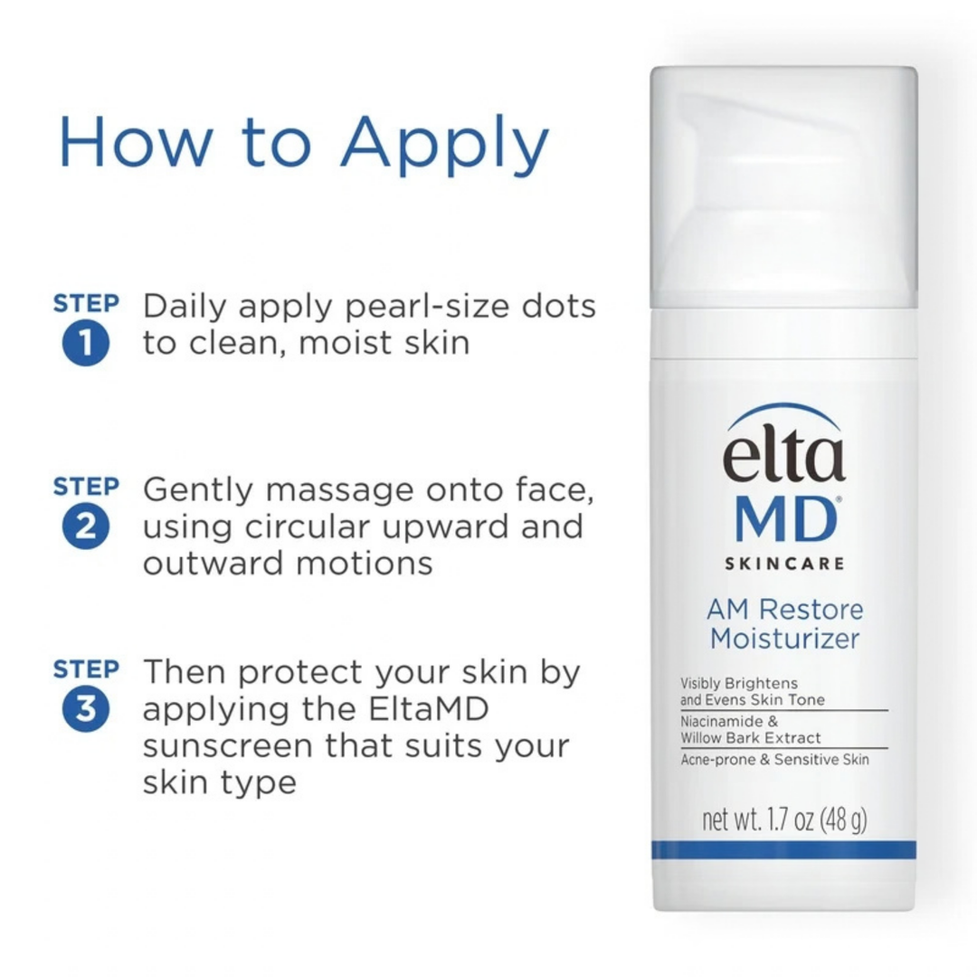 EltaMD AM Restore - Lightweight Hydrating Moisturiser with Hyaluronic Acid