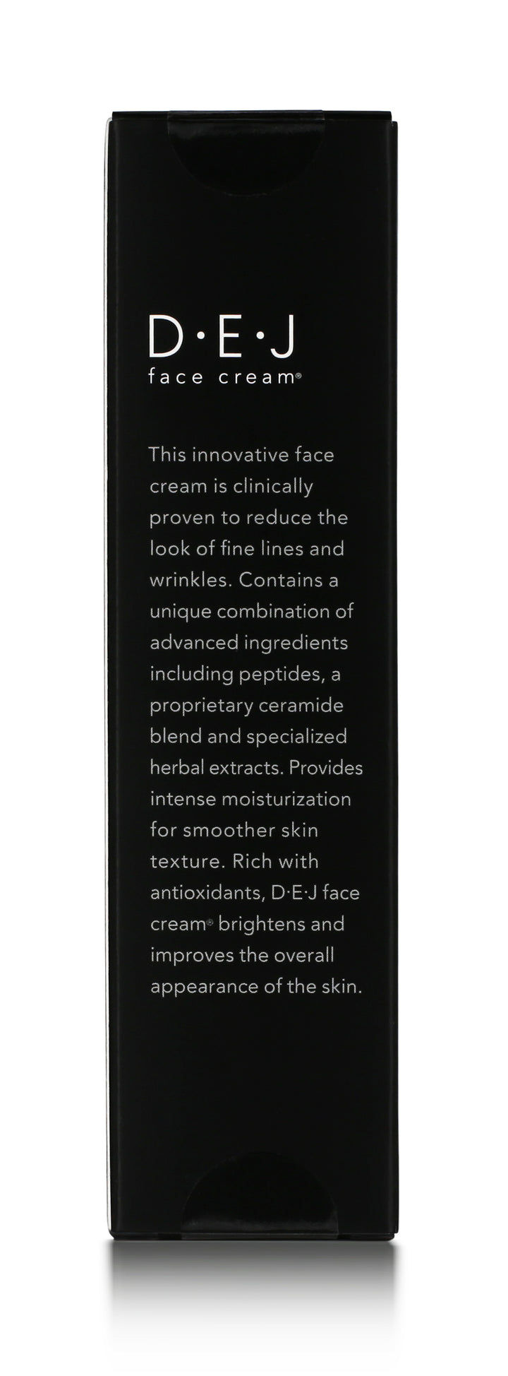 Revision Skincare D.E.J Face Cream carton packaging back