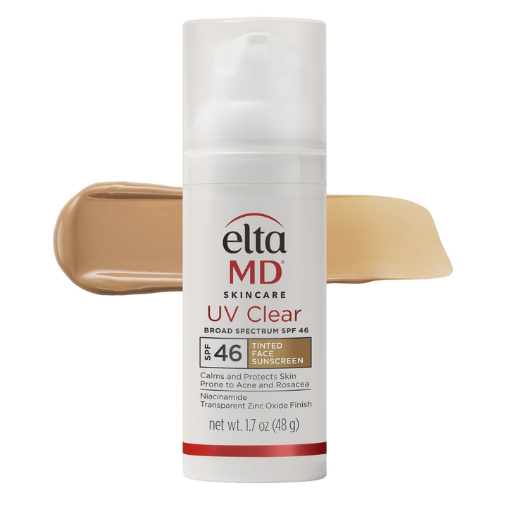 EltaMD UV Clear SPF 46 Tinted - Calming Facial Sunscreen with Niacinamide & Zinc Oxide