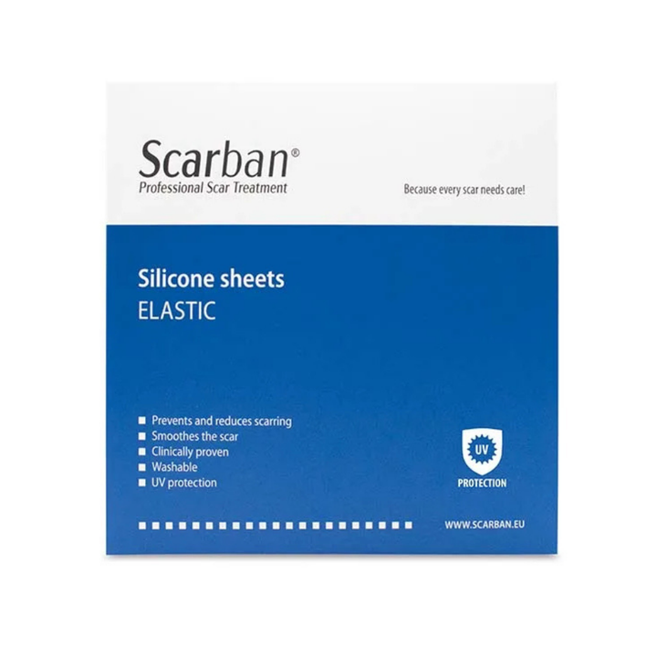 ScarBan Elastic Silicone Sheets for scar treatment - 15x20cm