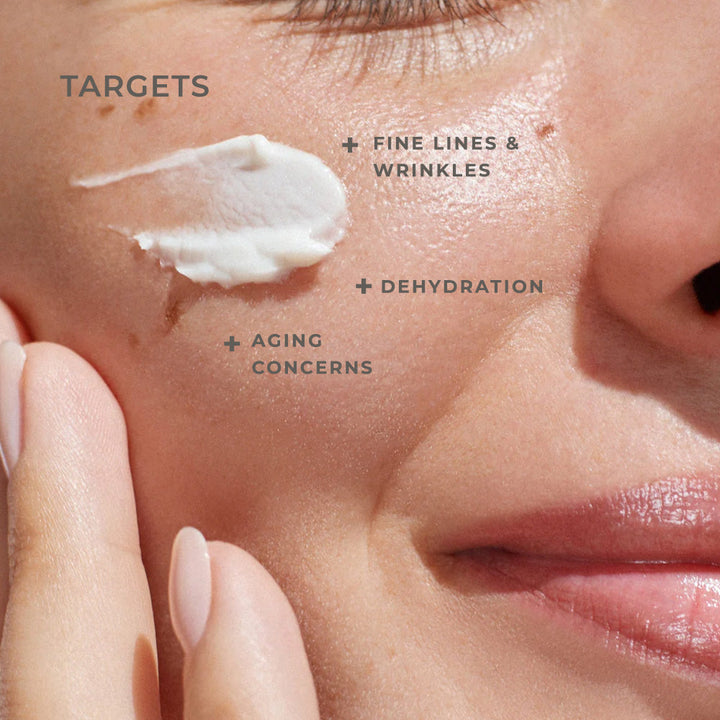 Clinical Skin Ultra-Rich Moisture Repair cream shown as a white rich facial moisturizer applied to skin