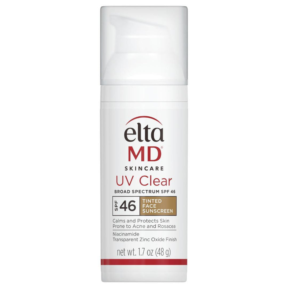 EltaMD Essentials Bundle tinted facial sunscreen, white bottle with SPF 46 broad-spectrum protection