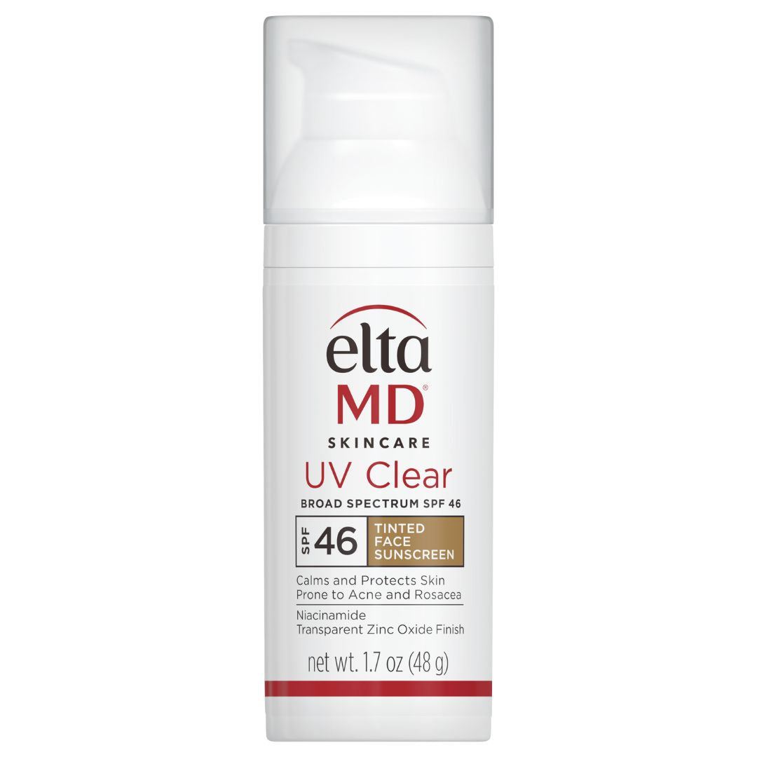 EltaMD Essentials Bundle tinted facial sunscreen, white bottle with SPF 46 broad-spectrum protection